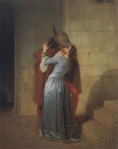 Francesco Hayez the kiss Norge oil painting art